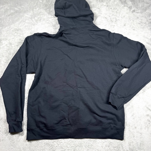 Marvel Stark Industries Mens L Black Hoodie Iron Man Graphic Pullover Sweatshirt - Picture 3 of 9